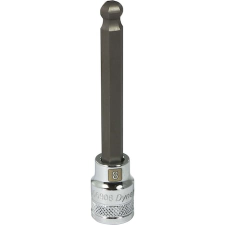 Dynamic 3/8" Drive, 8mm Metric Socket, Hex Points D006908